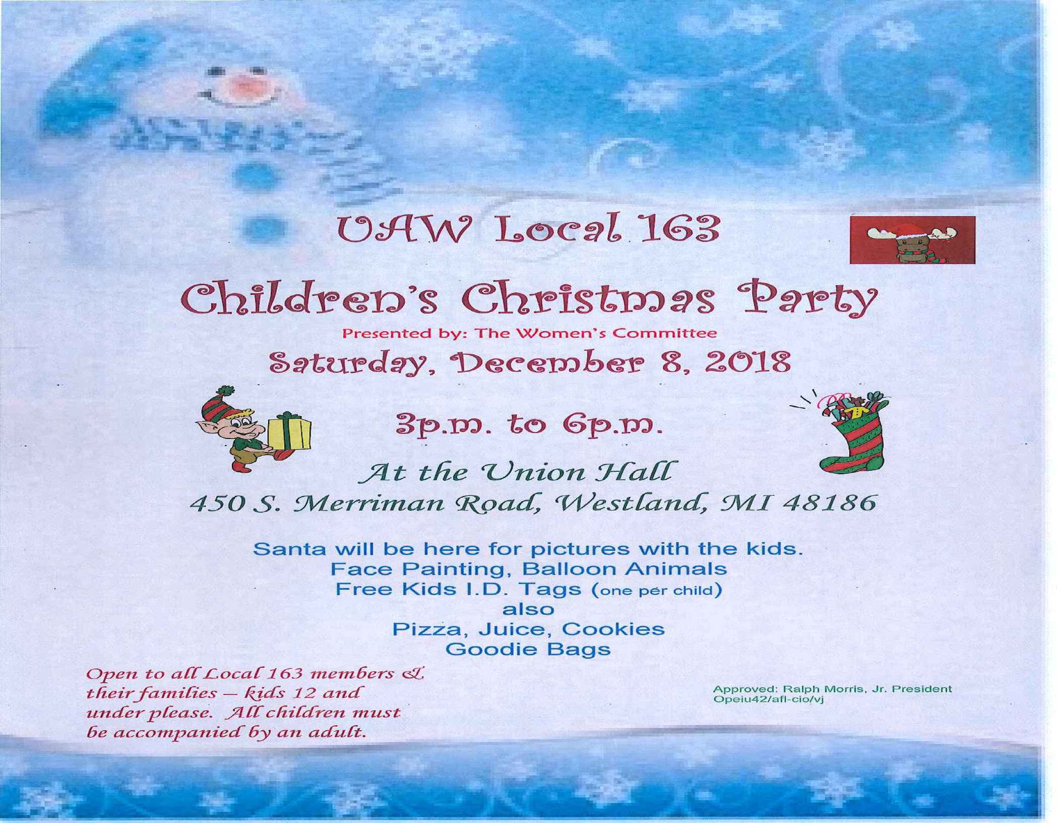 Children's Christmas Party | UAW Local 163