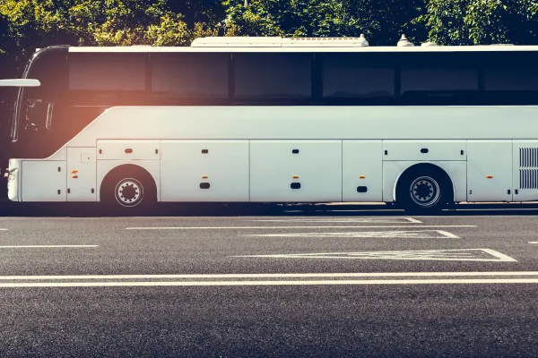 Bus for Labor Day Parade
