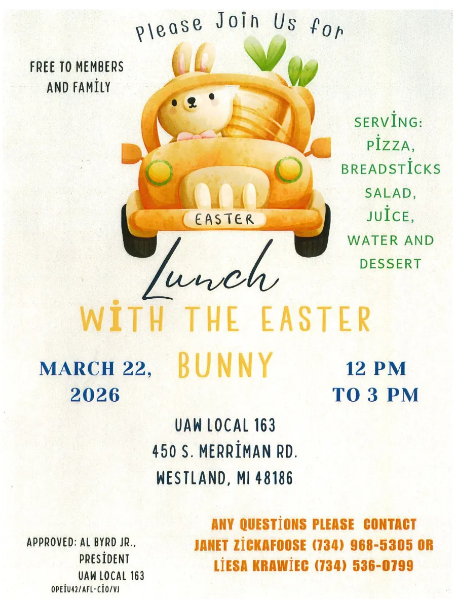 Lunch With The Easter Bunny