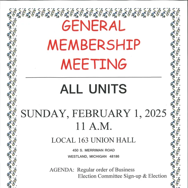 General Membership Meeting